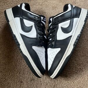 Nike dunk black/white low
